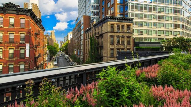 Pedestrians swap taxis and Uber rides for 20-block strolls along New York's High Line. It's encouraged cities like Sydney to Seoul to revamp old rail and roads into ambling parks